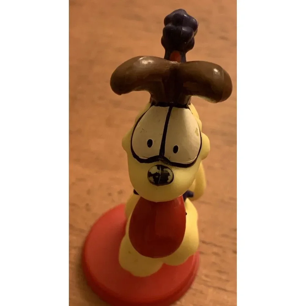 Vintage Garfield‎ Odie Plastic Figure/ Cake Topper 2